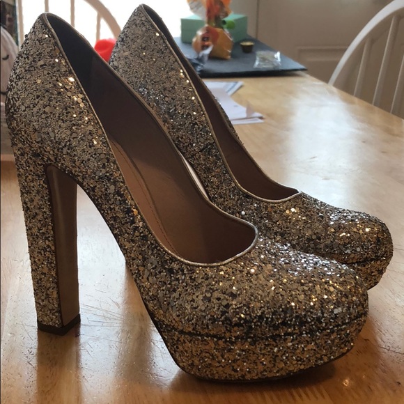 Miu Miu sparkle heels - Picture 1 of 6